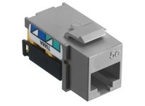 Hubbell Wiring NSJ5EGY25 JACK NSJ CAT5E 8POS UNI A/B GY 25PK | Quality Industrial Supplies