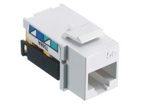 Hubbell Wiring NSJ5EW JACK NSJ CAT5E 8 POS UNI A/B WH
