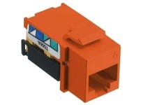 Hubbell Wiring NSJ6OR25 JACK NSJ CAT6 8POS UNI A/B OR 25PK | Industrial Supplies