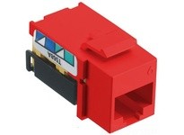 Hubbell Wiring NSJ6R25 JACK NSJ CAT6 8 POS UNI A/B RD 25PK | Quality Supplies
