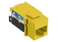 Hubbell Wiring NSJ6Y JACK NSJ CAT6 8 POS UNI A/B YL | High-Quality Network Solutions