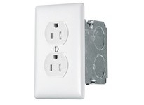 Hubbell Wiring NSOKPTR CAB NETSELECT PWRKIT 15A 120V TR DUPLX | YarinInd