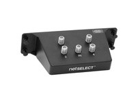 Hubbell Wiring NSOVM4 MODULE NETSELECT 4 WAY COAX PLAS 1GHZ