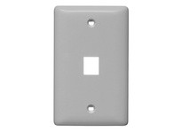 Hubbell Wiring NSP11GY PLATE WALLLABEL-LESS1-G1-PORTGY