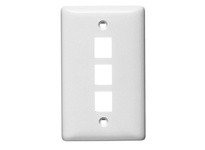 Hubbell Wiring NSP13W PLATE WALLLABEL-LESS1-G3-PORTWH | Industrial Supplies