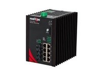 Red Lion Controls NT24K-10FXE2-SC-15 10-Port Gigabit Managed Ethernet Switch | Industrial Networking