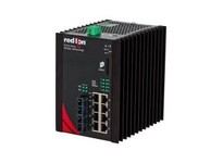 Red Lion Controls NT24K-10FXE2-ST-15 10-Port Gigabit Managed Ethernet Switch | Industrial Networking