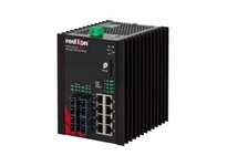 Red Lion Controls NT24K-12FX4-ST 12-Port Gigabit Managed Switch | Industrial Ethernet