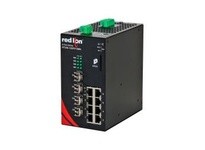 Red Lion Controls NT24K-12SFP-DM4-POE 12-Port Gigabit Managed Industrial Ethernet Switch (8 10/100/1000BaseT 4 Dual Mode SFP Exp