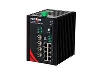 Red Lion Controls NT24K-14FX6-SC 14-Port Gigabit Managed Industrial Ethernet Switch (8 10/100/1000BaseT 6 100BaseFX multimode 2k