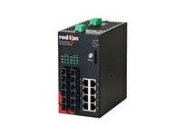 Red Lion Controls NT24K-14FXE6-SC-15-POE 14-Port Gigabit Managed POE+ Industrial Ethernet Switch