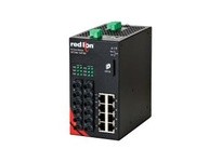 Red Lion Controls NT24K-14FXE6-ST-80-POE 14-Port Gigabit Managed POE+ Switch | Industrial Ethernet