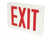 Orbit NYESL-B-2-EB LED NY STEEL EXIT SIGN BLACK HOUSING 2F BAT B-UP