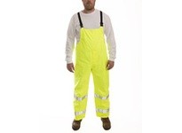 Tingley O23122-2XL VISION Hi-Vis Class E Breathable Overall Snap Fly Front - Fluorescent Yellow-Green Size 2XL
