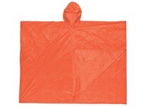 MCR O41 Schooner .10mm PVC Disposable Poncho Single Ply Orange | Durable Protection
