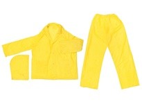 MCR O503X2 Zodiac .10mm Single Ply PVC Suit 3 PC Yellow