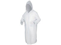 MCR O72CXL Squall .20mm Single Ply PVC Coat w/ Detach Hood | Clear