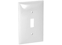 Orbit OP11-W 1-G WALL PLATE - TV/CABLE WHITE