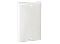 Orbit OP13-W 1-G WALL PLATE - BLANK WHITE | YarinInd