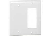 Orbit OP1426-A 2-G WALL PLATE - GFI/BLANK ALMOND | YarinInd