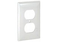Orbit OP8-I 1-G WALL PLATE - DUPLEX IVORY | YarinInd