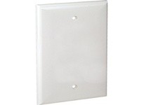 Orbit OPJ13-W JUMBO 1-G WALL PLATE - BLANK WHITE | YarinInd