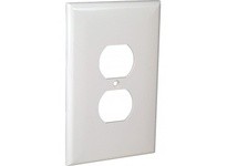 Orbit OPJ8-I JUMBO 1-G WALL PLATE - DUPLEX IVORY | YarinInd