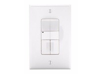 Cooper Eaton OSP10D-BK OccSen Dual PIR SP/3W 120/277V Grd Black