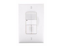 Cooper Eaton OSP10D-W OccSen Dual PIR SP/3W 120/277V Grd White