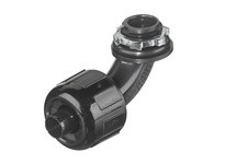 Hubbell Wiring P0389NBK 90 MALE L/T CONN 3/8 NM BK | YarinInd