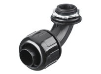 Hubbell Wiring P0509NBK 90 MALE L/T CONN 1/2 NM BK | YarinInd