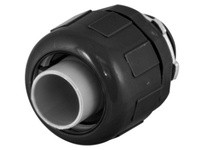 Hubbell Wiring P050CBK STR MALE L/T CONN 1/2" NM BK