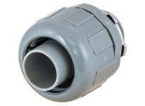 Hubbell Wiring P050CGY STR MALE L/T C CONN 1/2" NM GY