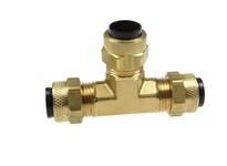 Coilhose P164064 Poly-Tube Union Tee 3/8" ID x 1/4" ID