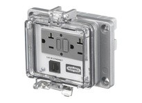 Hubbell Wiring P20DH5E PANEL SAFE 20A GFCI CAT 5E DATA HWY