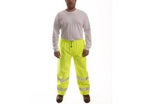Tingley P23122-3XL VISION Hi-Vis Class E Breathable Pants Snap Fly Front - Fluorescent Yellow-Green Size 3XL