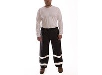 Tingley P24123-5XL ICON Hi-Vis Breathable Waterproof Pants Snap Fly Front - Black Size 5XL