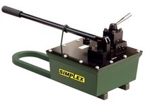 Simplex P461D 2 Stg 400/10K PSI 460Cu.In. H-Duty Steel D/A Hand Pmp.