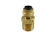 Coilhose P68064 Poly-Tube Male Connector 3/8" OD x 1/4" MPT