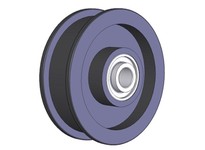BREWER P6B BALL BRG FLANGED IDLER PULLEY | YarinInd