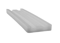 Pobco P7U2060L120 UHMW Material Chain Guides 10' | Durable Industrial Supplies