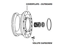 Bell & Gossett P81980 COVER PLATE W/ WEAR RING INBOARD