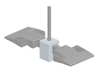 RAB PAD2W Pendant 2X Adaptor 1/2 NPS Pendant NOT Supplied White | Industrial Supplies