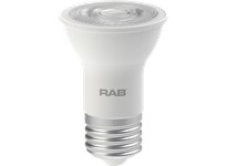 RAB PAR16-6-850-40D-DIM PAR16 6.5W 50EQ 500LM E26 CRI80 5000K Dim 40DEG