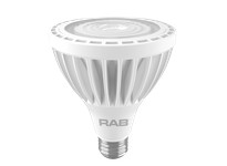 RAB PAR30L-19-E26-930-25D-ND PARS 1800 LUMENS PAR30L COMMERCIAL GRADE 19W BASE E26 90CRI 3000K 25 DEGREES BEAM ANGLE NON-DIMMINO