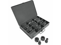Edwards PD1210 12 Piece Round Punch & Die Set with Storage Case