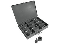 Edwards PD1220 12 Piece Standard Round Punch & Die Set with Storage Case