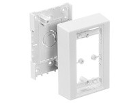 Hubbell Wiring PDB12LPW POLYTRAK BOX 1-G 1.25"D LOW PROFILE WHITE | Industrial Supplies