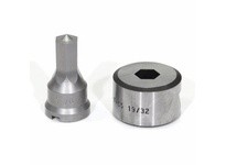 Edwards PDH19/32 19/32" Hex Punch & Die Set with Key-Way