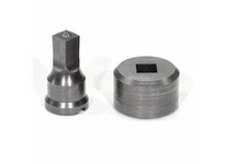 Edwards PDSQ17/32 17/32" Square Punch & Die Set with Key-Way